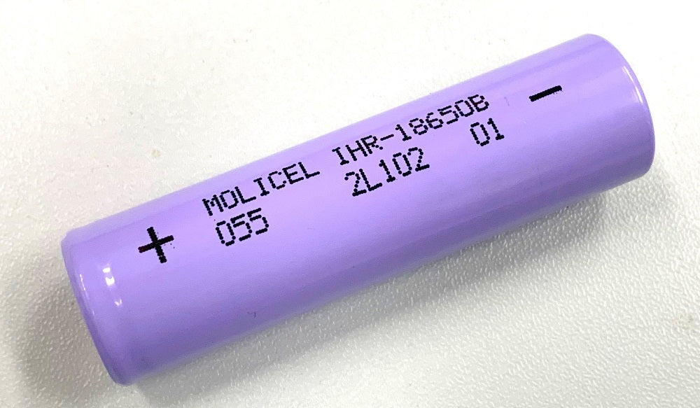 MOLICEL IHR18650B 2250mAh 3.6V NMC Battery