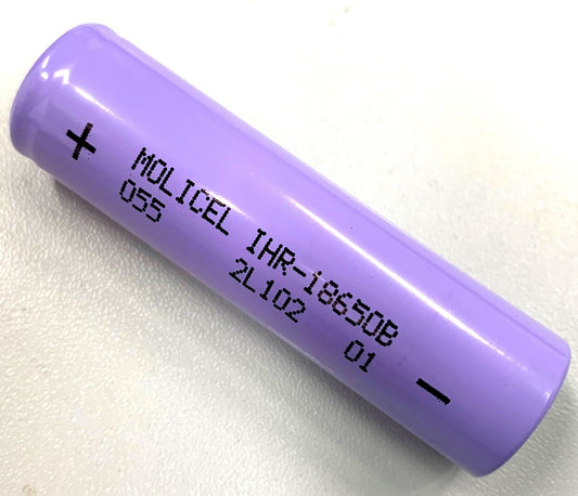 MOLICEL IHR18650B 2250mAh 3.6V NMC Battery